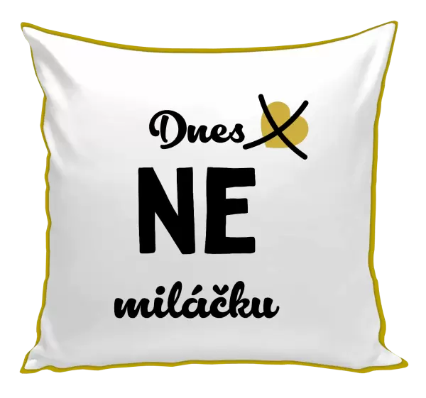 Polštář Dnes NE miláčku
