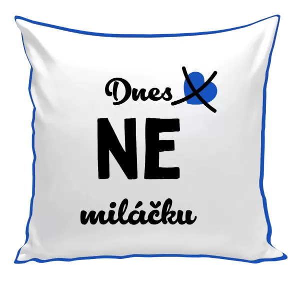 Polštář Dnes NE miláčku