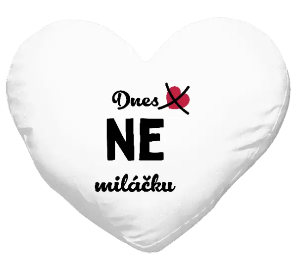 Polštář Dnes NE miláčku