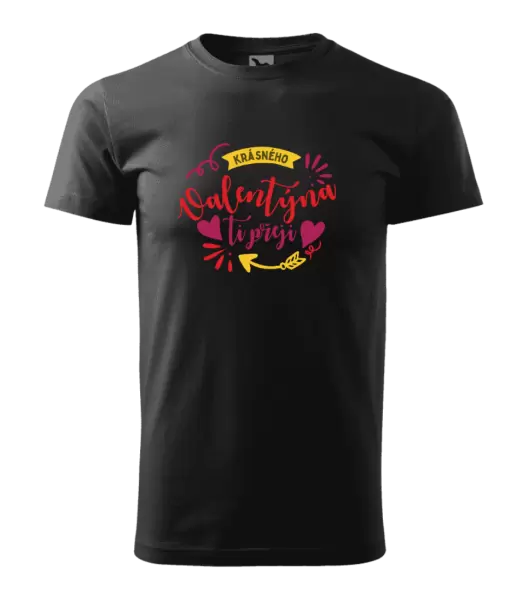 Pánské tričko Krásného Valentýna ti přeji