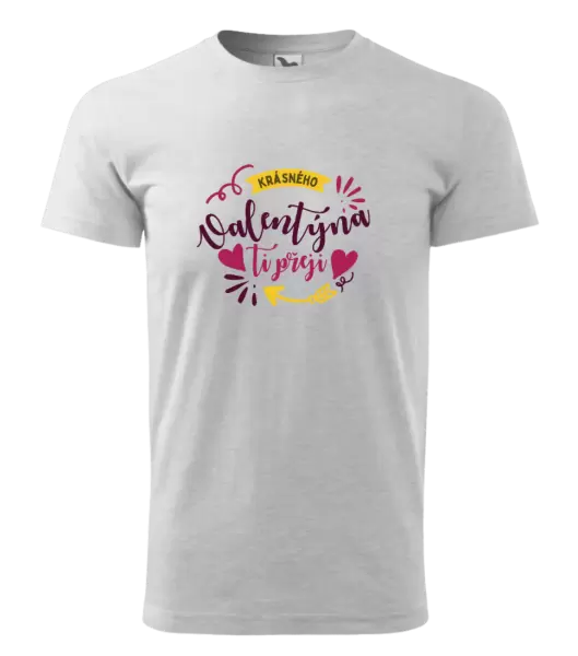 Pánské tričko Krásného Valentýna ti přeji