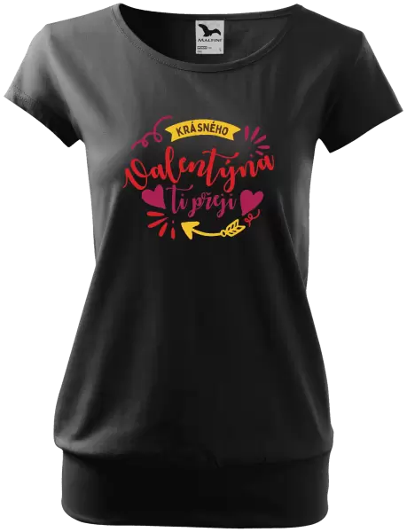 Dámské tričko Krásného Valentýna ti přeji