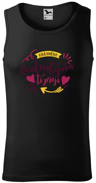 Pánské tílko Krásného Valentýna ti přeji