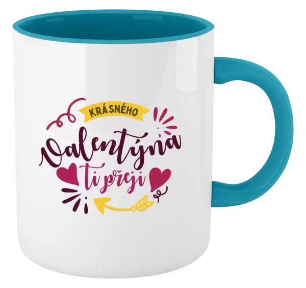 Hrnek Krásného Valentýna ti přeji
