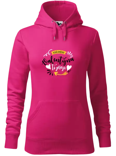 Dámská mikina Krásného Valentýna ti přeji