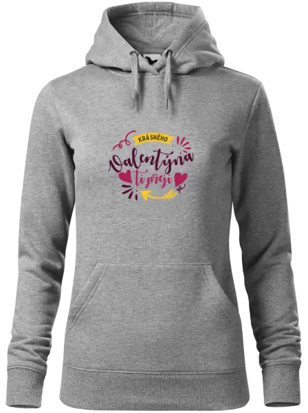 Dámská mikina Krásného Valentýna ti přeji