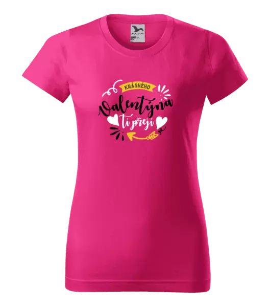 Dámské tričko Krásného Valentýna ti přeji