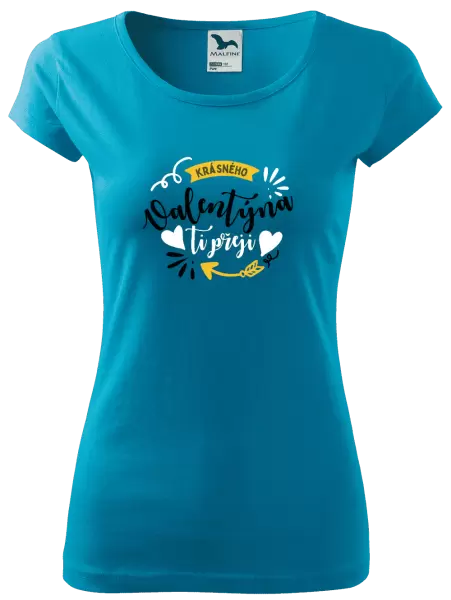 Dámské tričko Krásného Valentýna ti přeji