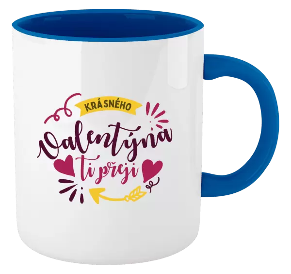 Hrnek Krásného Valentýna ti přeji
