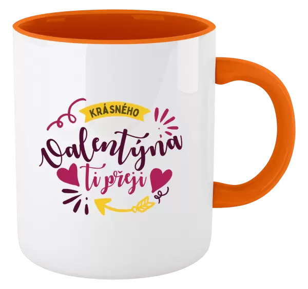 Hrnek Krásného Valentýna ti přeji