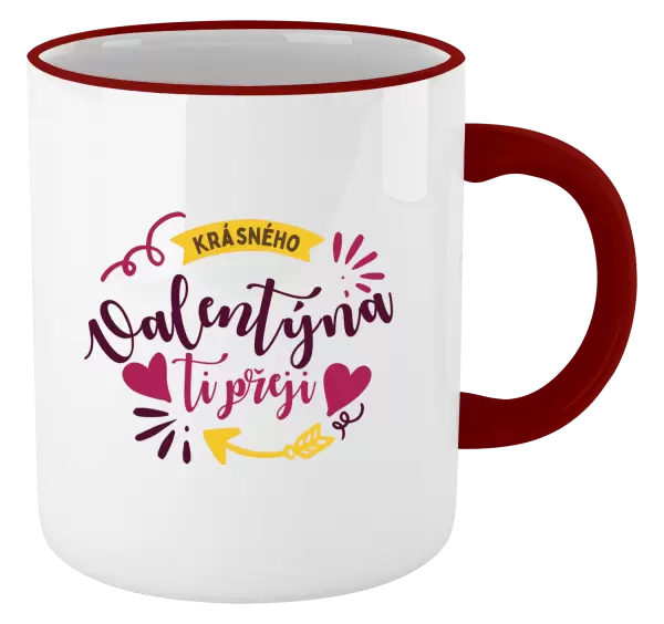 Hrnek Krásného Valentýna ti přeji
