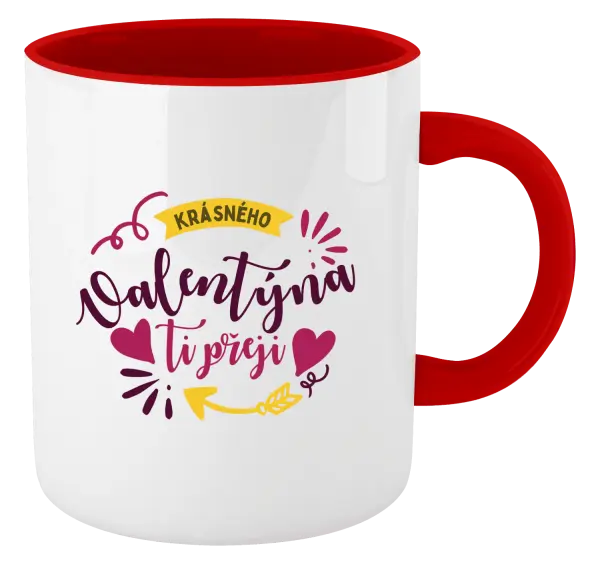 Hrnek Krásného Valentýna ti přeji