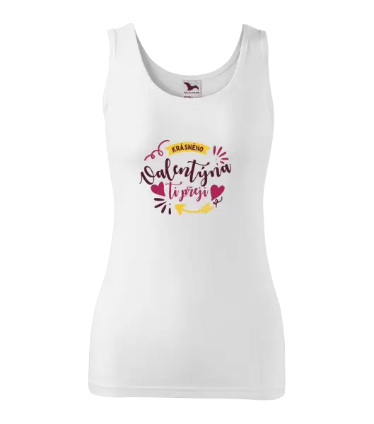 Dámské tílko Krásného Valentýna ti přeji