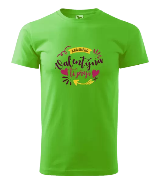 Pánské tričko Krásného Valentýna ti přeji