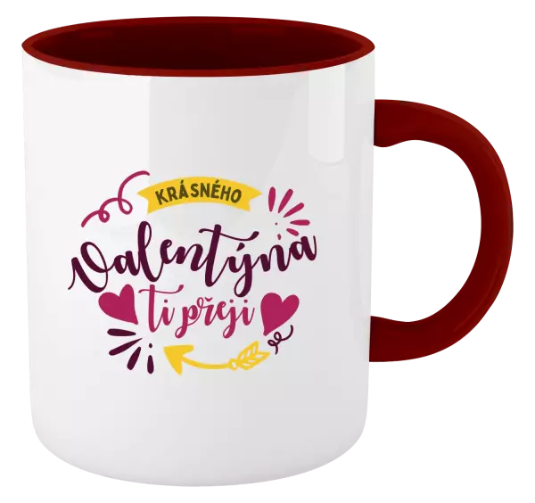 Hrnek Krásného Valentýna ti přeji