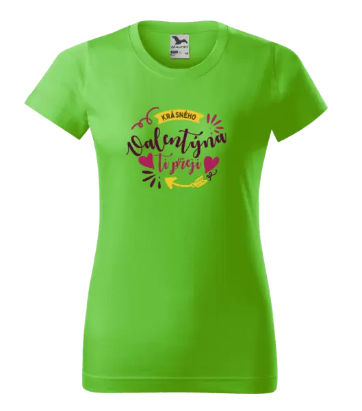 Dámské tričko Krásného Valentýna ti přeji