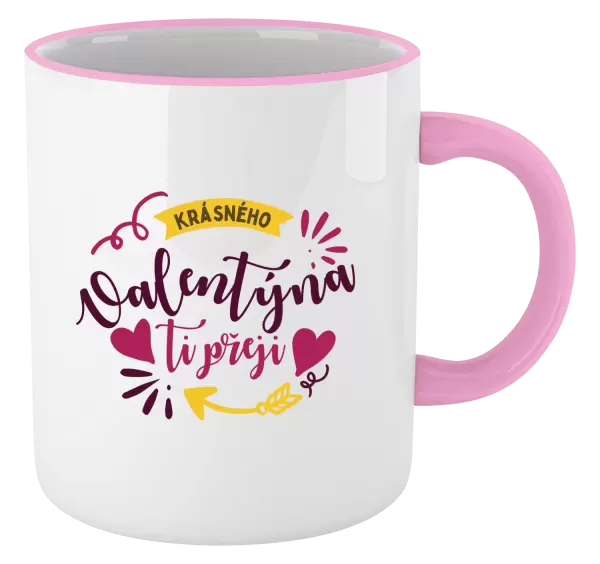 Hrnek Krásného Valentýna ti přeji