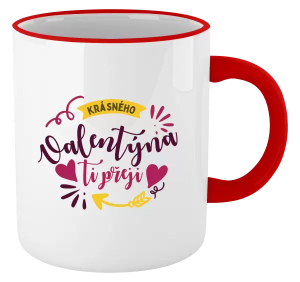 Hrnek Krásného Valentýna ti přeji