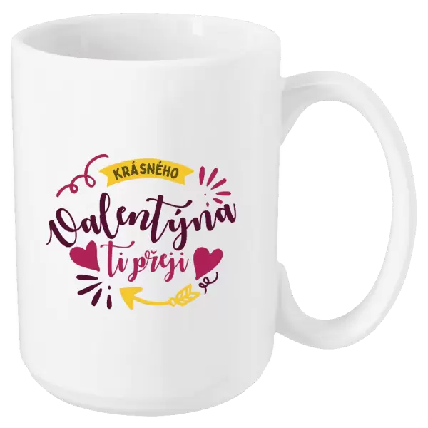 Hrnek Krásného Valentýna ti přeji
