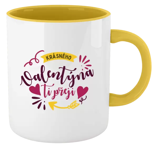 Hrnek Krásného Valentýna ti přeji