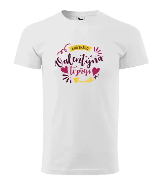 Pánské tričko Krásného Valentýna ti přeji