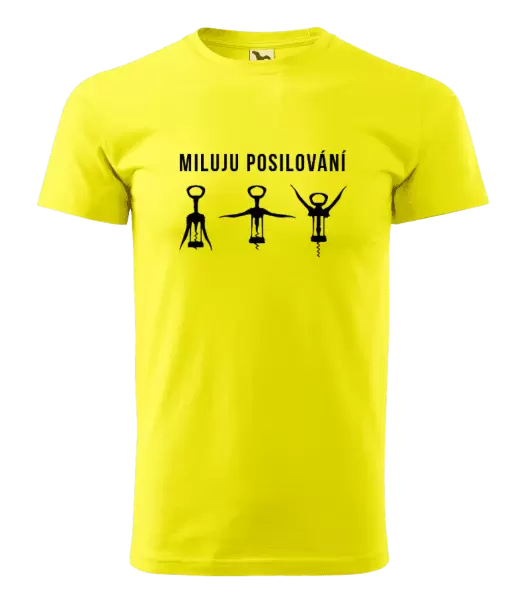 Pánské tričko Miluju posilování