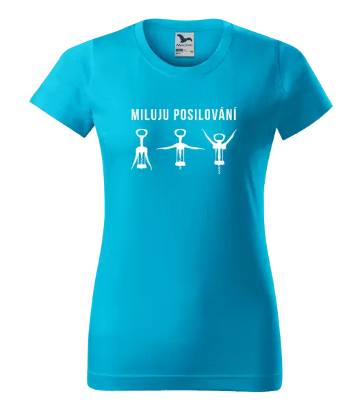 Dámské tričko Miluju posilování