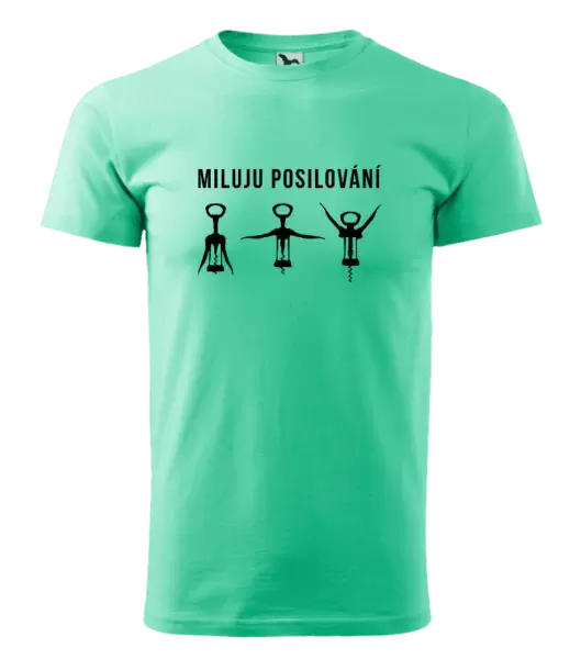 Pánské tričko Miluju posilování