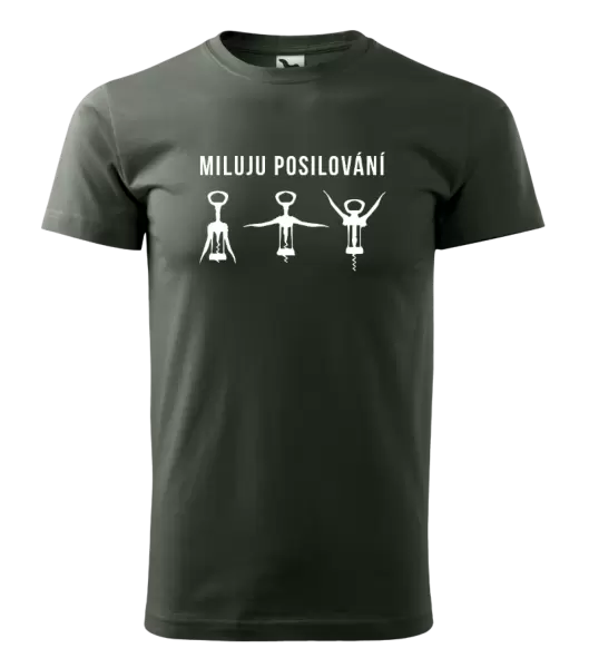 Pánské tričko Miluju posilování