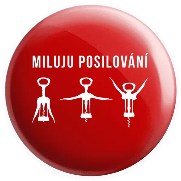 Placka Miluju posilování