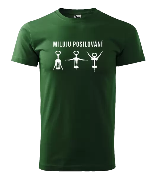 Pánské tričko Miluju posilování