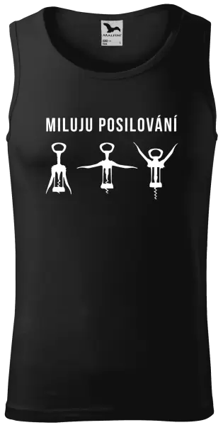 Pánské tílko Miluju posilování