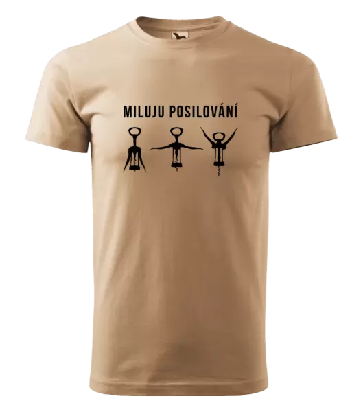 Pánské tričko Miluju posilování