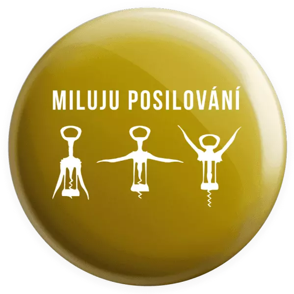 Placka Miluju posilování