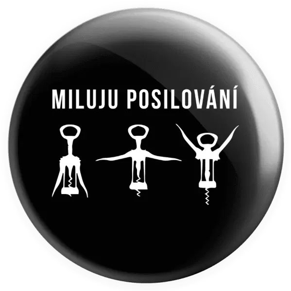 Placka Miluju posilování