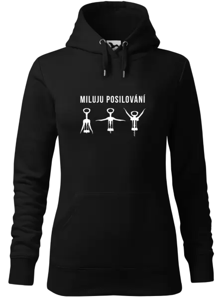 Dámská mikina Miluju posilování