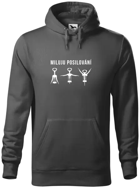 Pánská mikina Miluju posilování