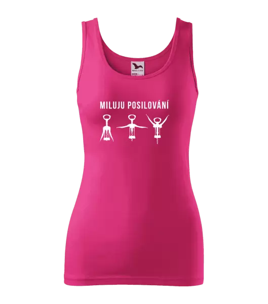 Dámské tílko Miluju posilování