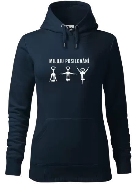 Dámská mikina Miluju posilování