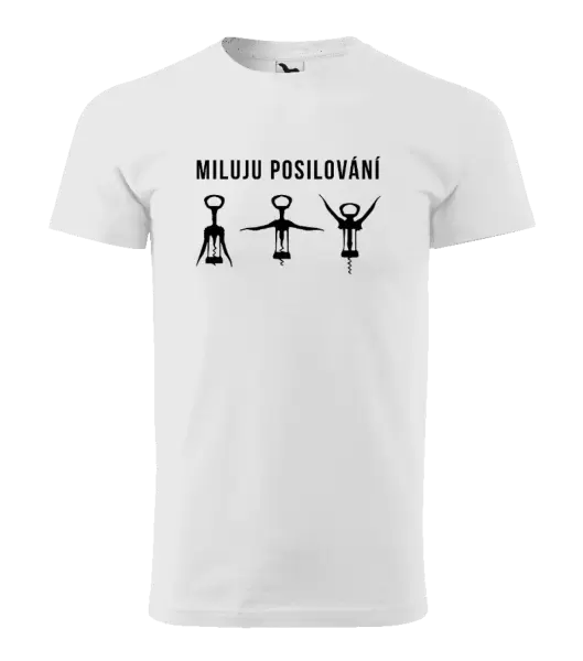 Pánské tričko Miluju posilování