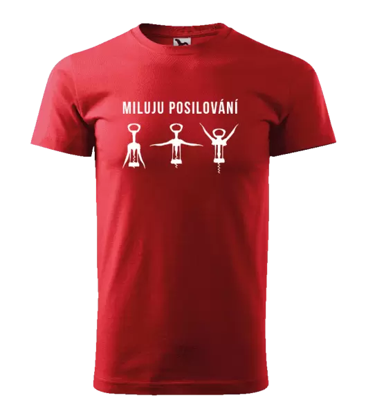 Pánské tričko Miluju posilování