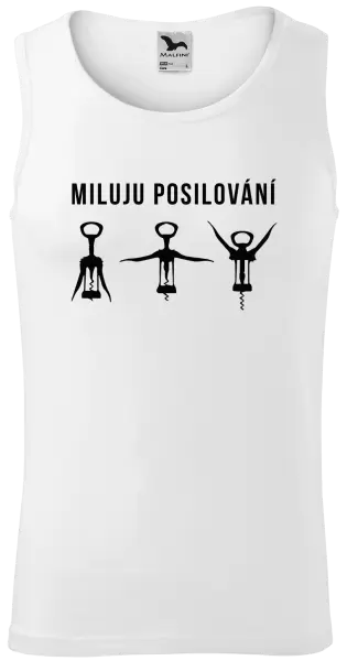 Pánské tílko Miluju posilování