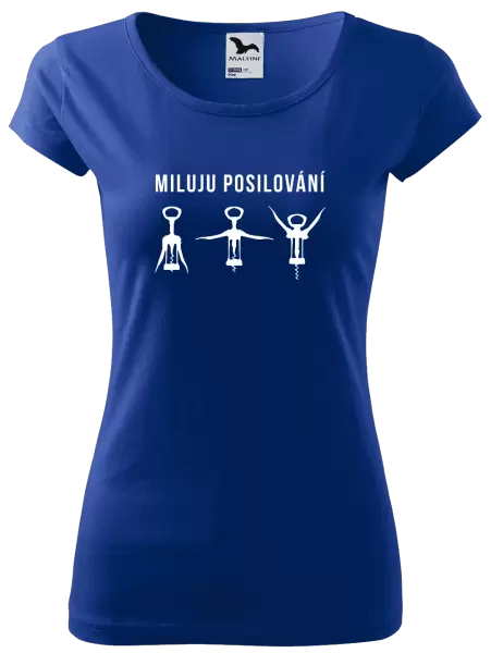 Dámské tričko Miluju posilování