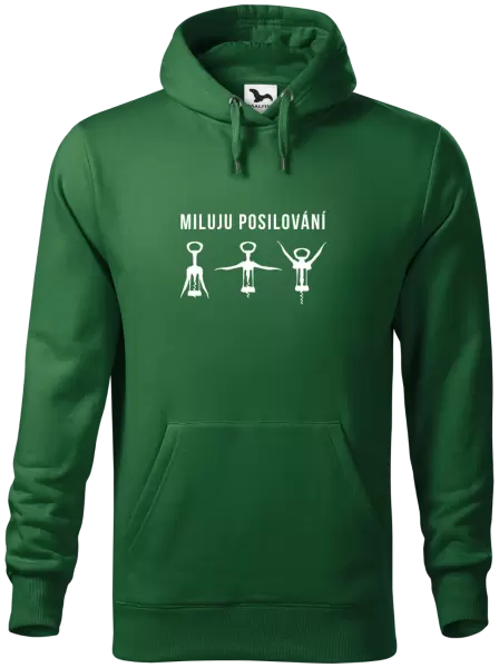 Pánská mikina Miluju posilování