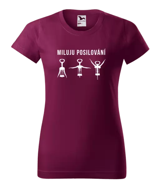 Dámské tričko Miluju posilování