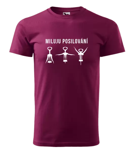 Pánské tričko Miluju posilování