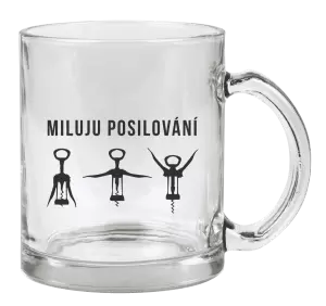 Hrnek Miluju posilování