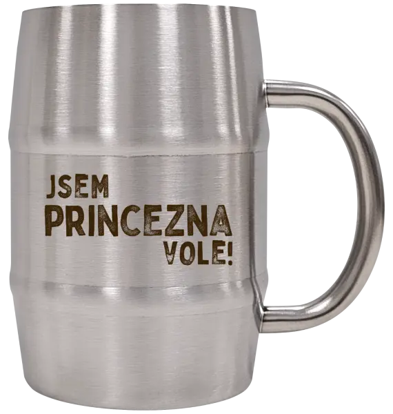 Nerezový chladicí půllitr Jsem princezna vole!