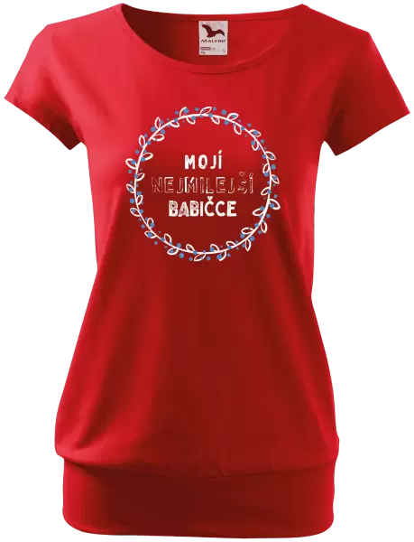 Dámské tričko Mojí nejmilejší babičce
