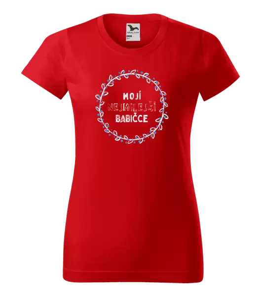 Dámské tričko Mojí nejmilejší babičce
